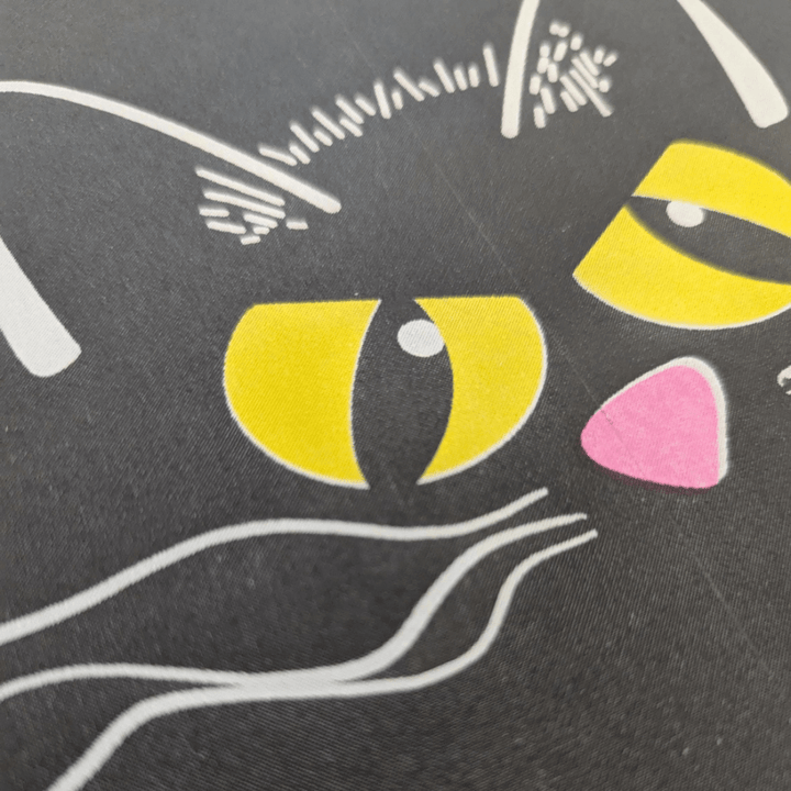 Big Black Cat A3 Riso Print
