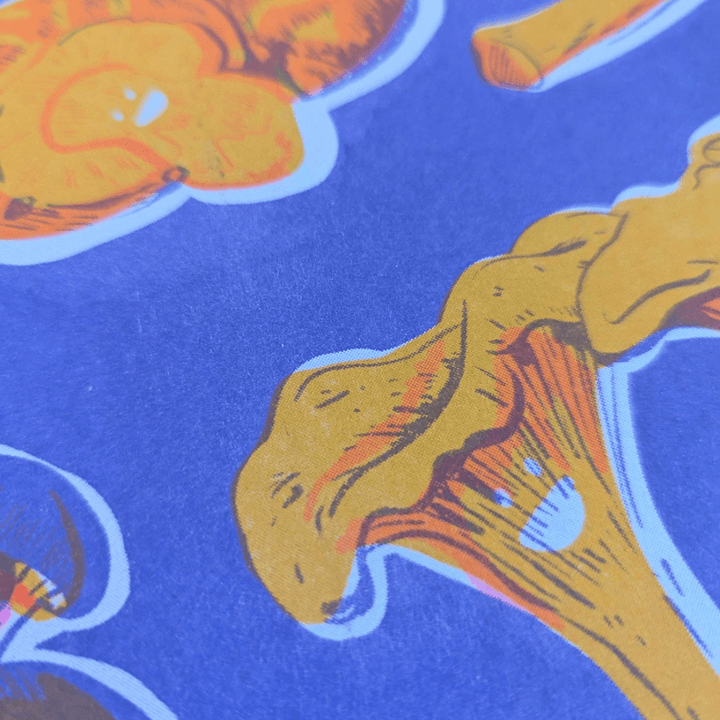Mushroom A3 Risograph Art Print