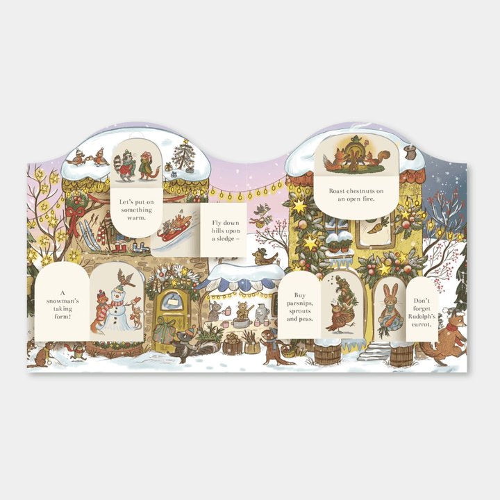 Christmas Is Coming To Town Fold-Out Advent Calendar