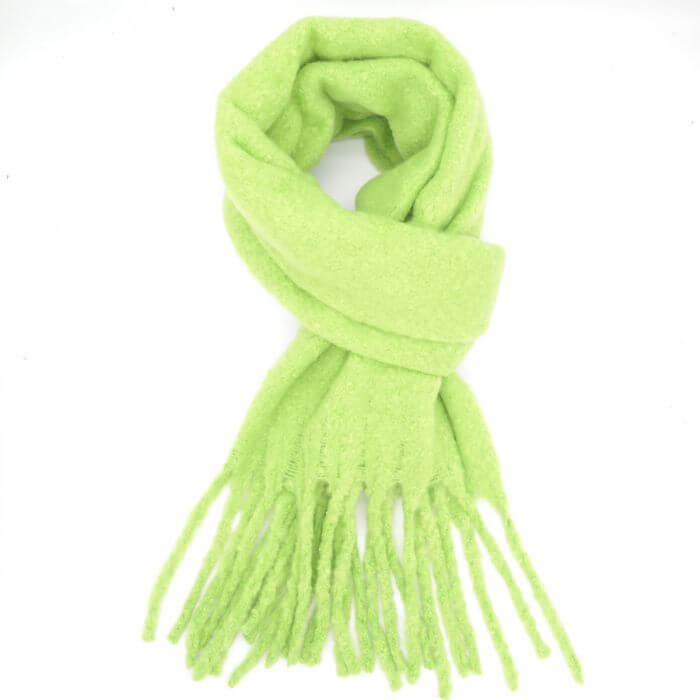 Chunky Lime Scarf