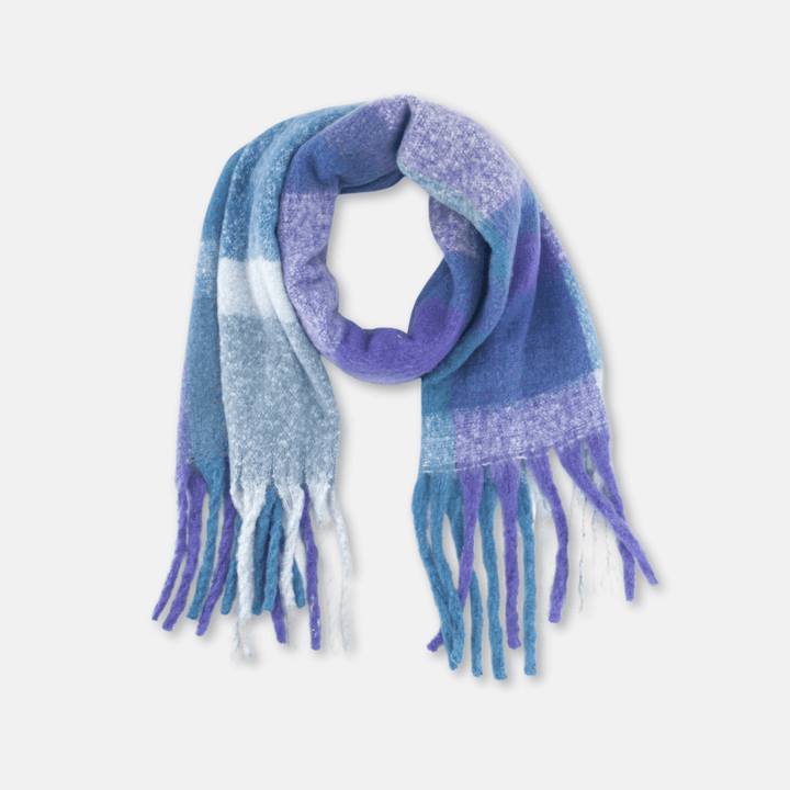 Chunky Blue & Purple Scarf