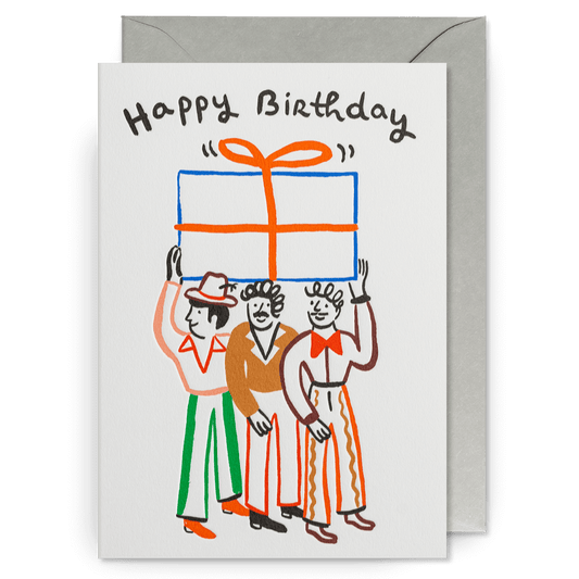 Dudes Birthday Greetings Card