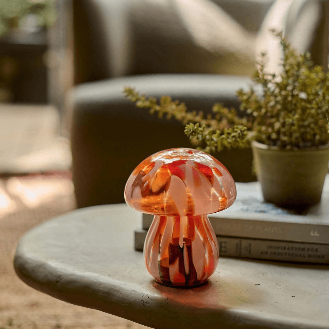 Glass Mushroom Lamps