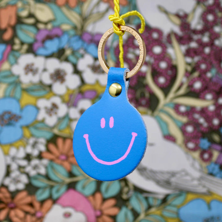 Feeling Lush Smiley Face Key Ring