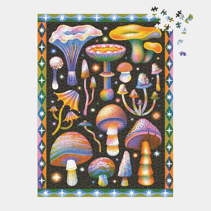 Cosmic Mushrooms 1000 Piece Puzzle