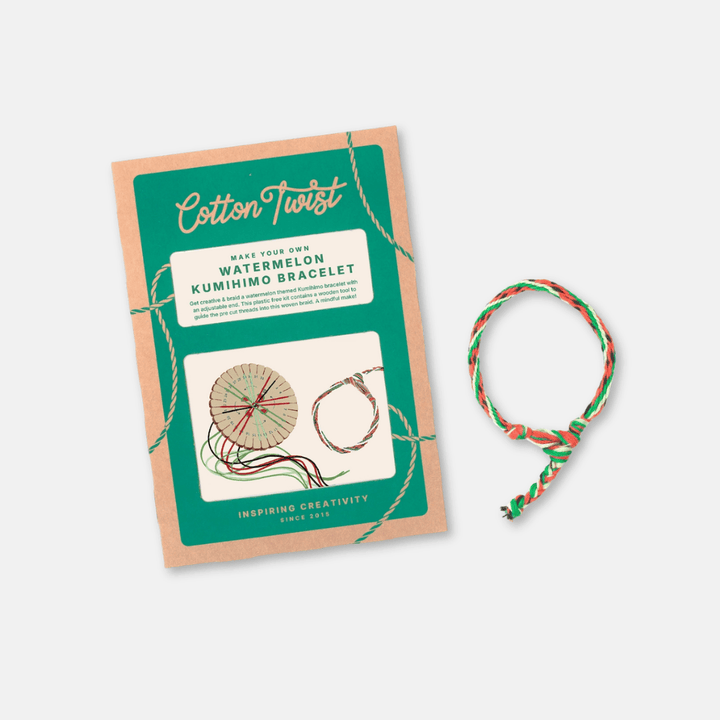 Make Your Own Watermelon Kumihimo Bracelet Kit