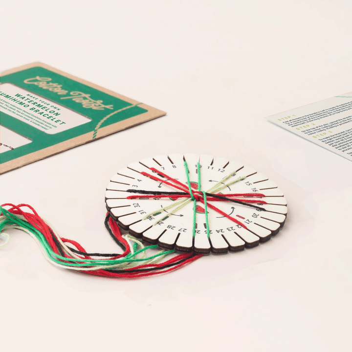 Make Your Own Watermelon Kumihimo Bracelet Kit
