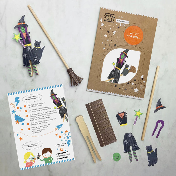 Make Your Own Witch Doll Activity Kit