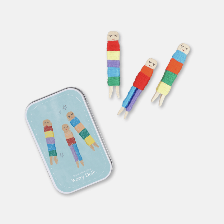 Make Your Own Worry Dolls Tin