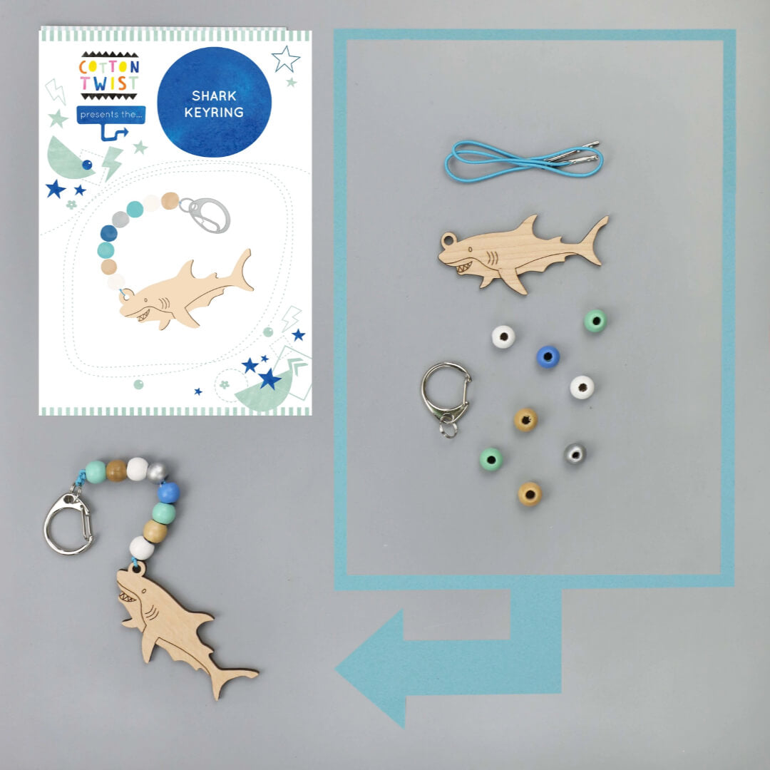 Make Your Own Shark Keyring