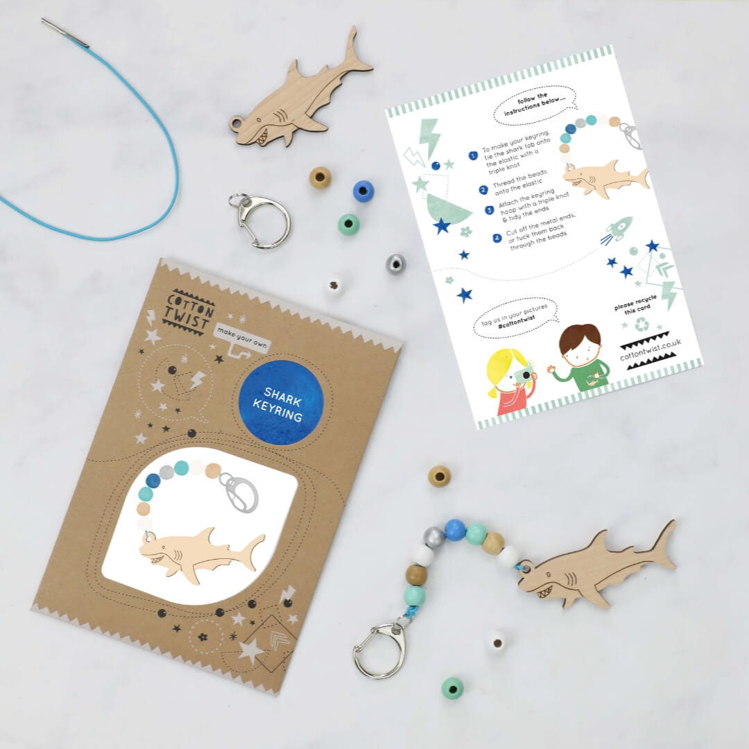 Make Your Own Shark Keyring