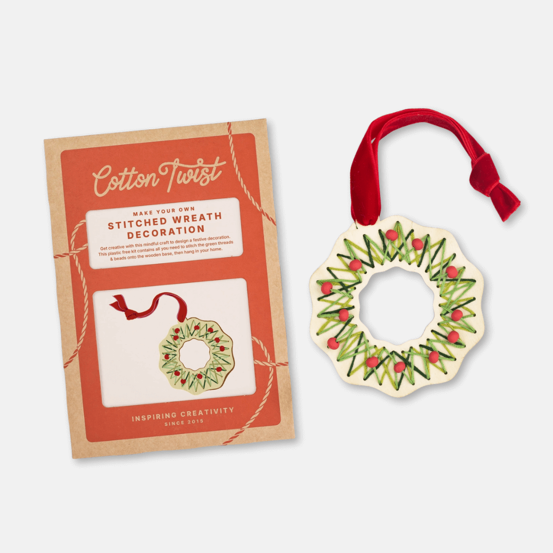 Make Your Own Stitched Wreath Decoration Kit