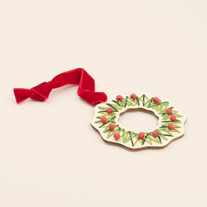 Make Your Own Stitched Wreath Decoration Kit