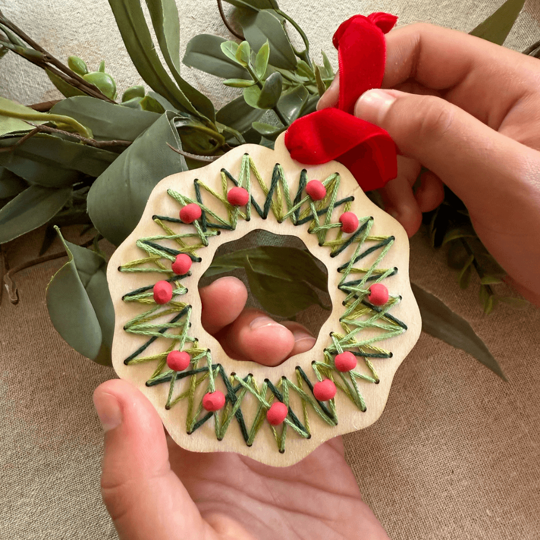 Make Your Own Stitched Wreath Decoration Kit