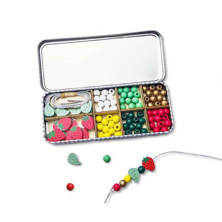 Strawberry Bracelet Kit Tin