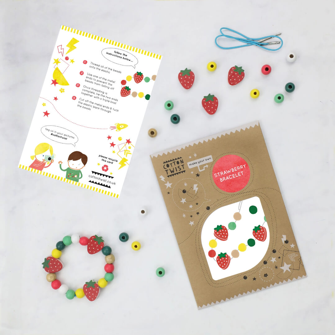 Make Your Own Strawberry Bracelet Kit