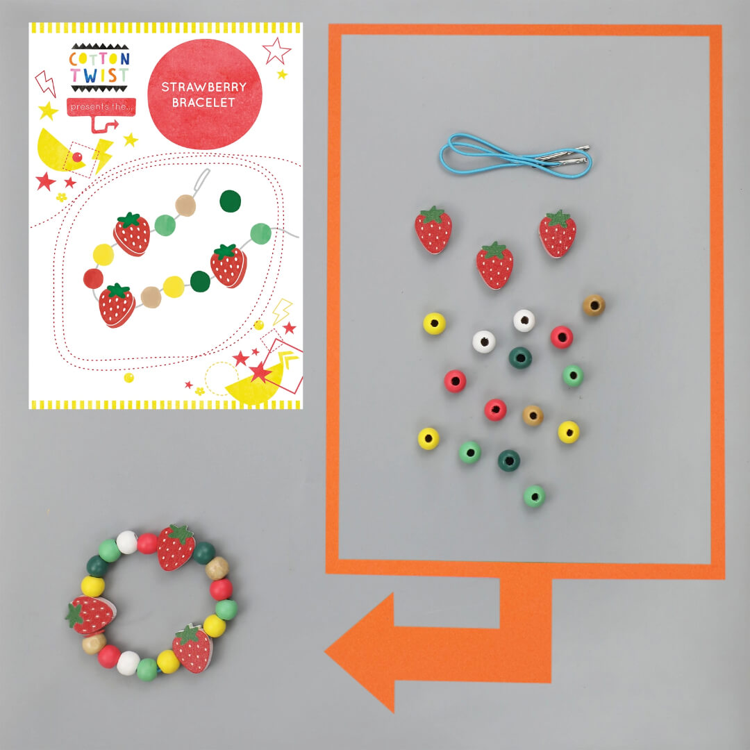 Make Your Own Strawberry Bracelet Kit