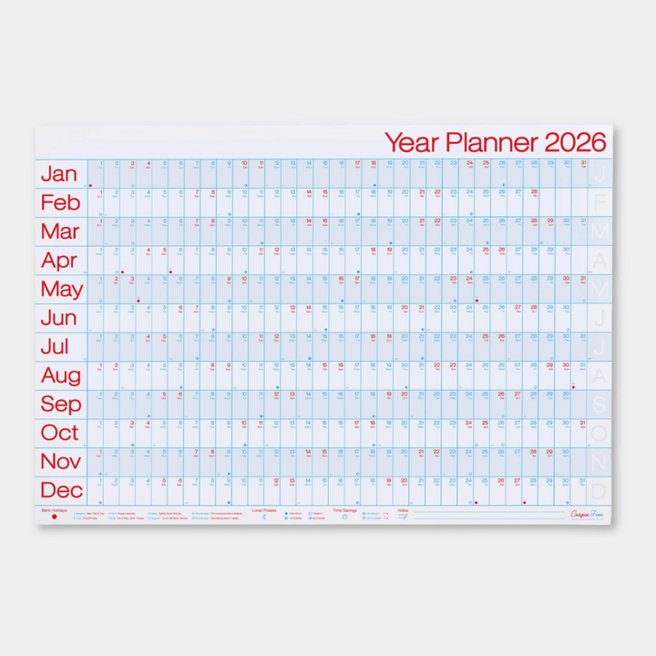 Crispin Finn 2026 Wall Planners