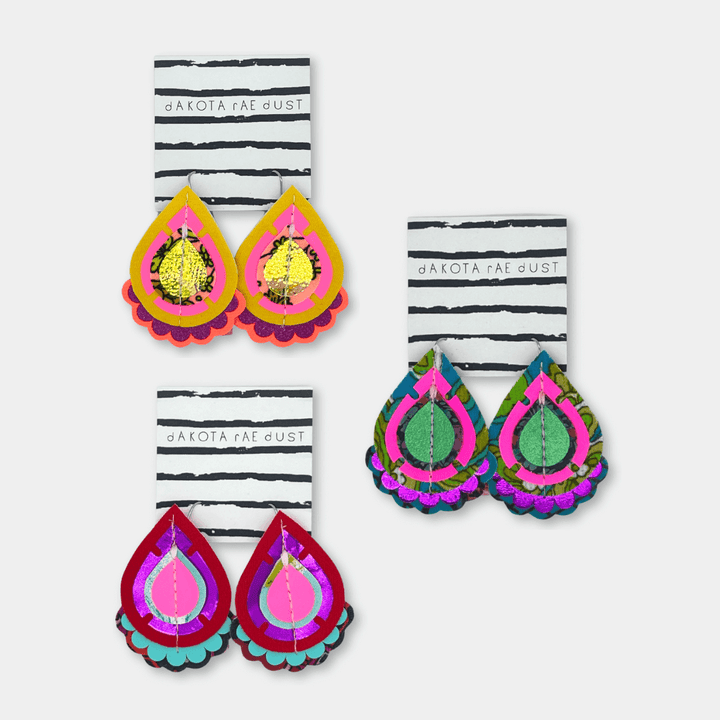 Jazzy Plectrum Earrings