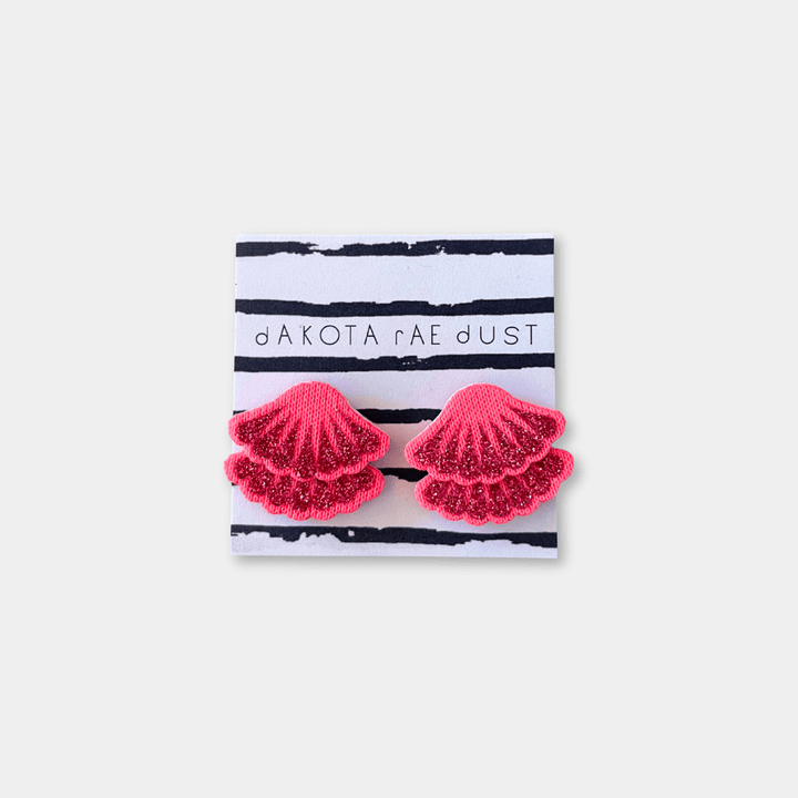 Tiered Frill Stud Earrings