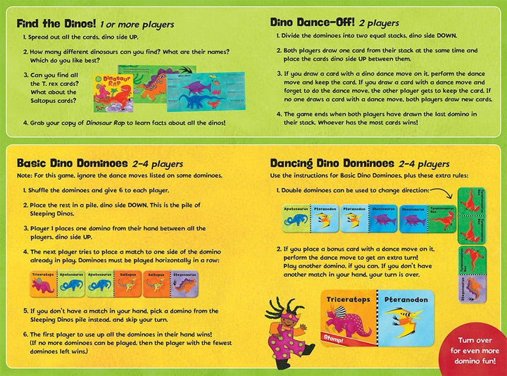 Dancing Dinos Dominoes Game