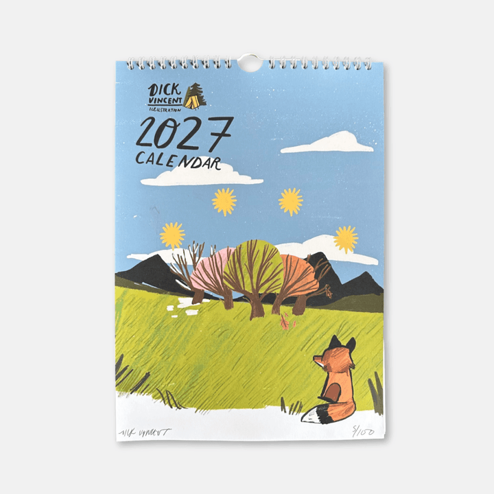 Dick Vincent Illustration 2027 Calendar