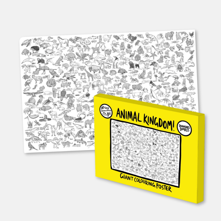 Animal Kingdom Giant Colouring Poster