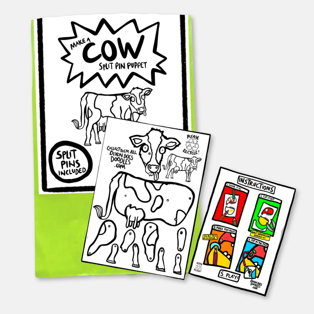 Cow Pin Puppet Kit