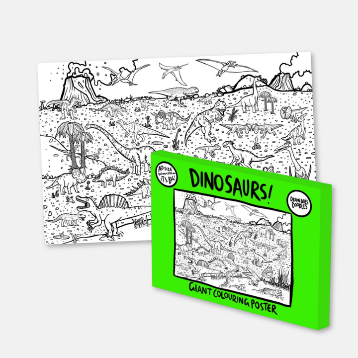 Dinosaur Giant Colouring Poster