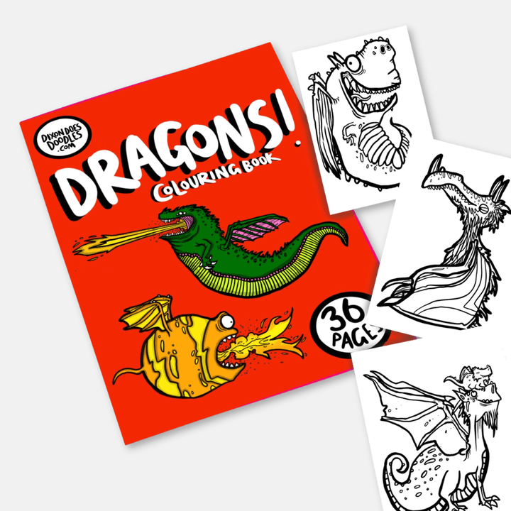 Dragons! Colouring Book