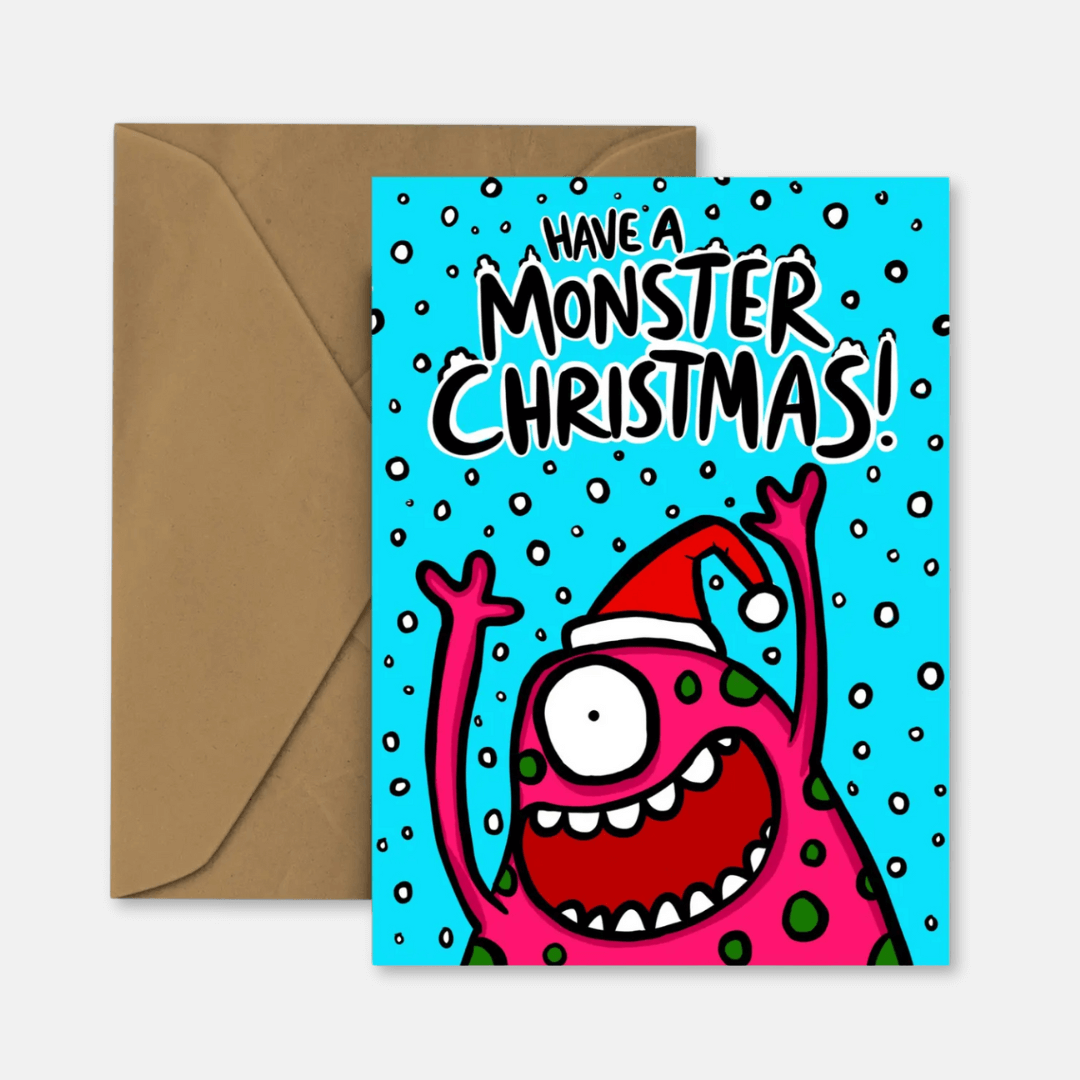 Monster Christmas Card