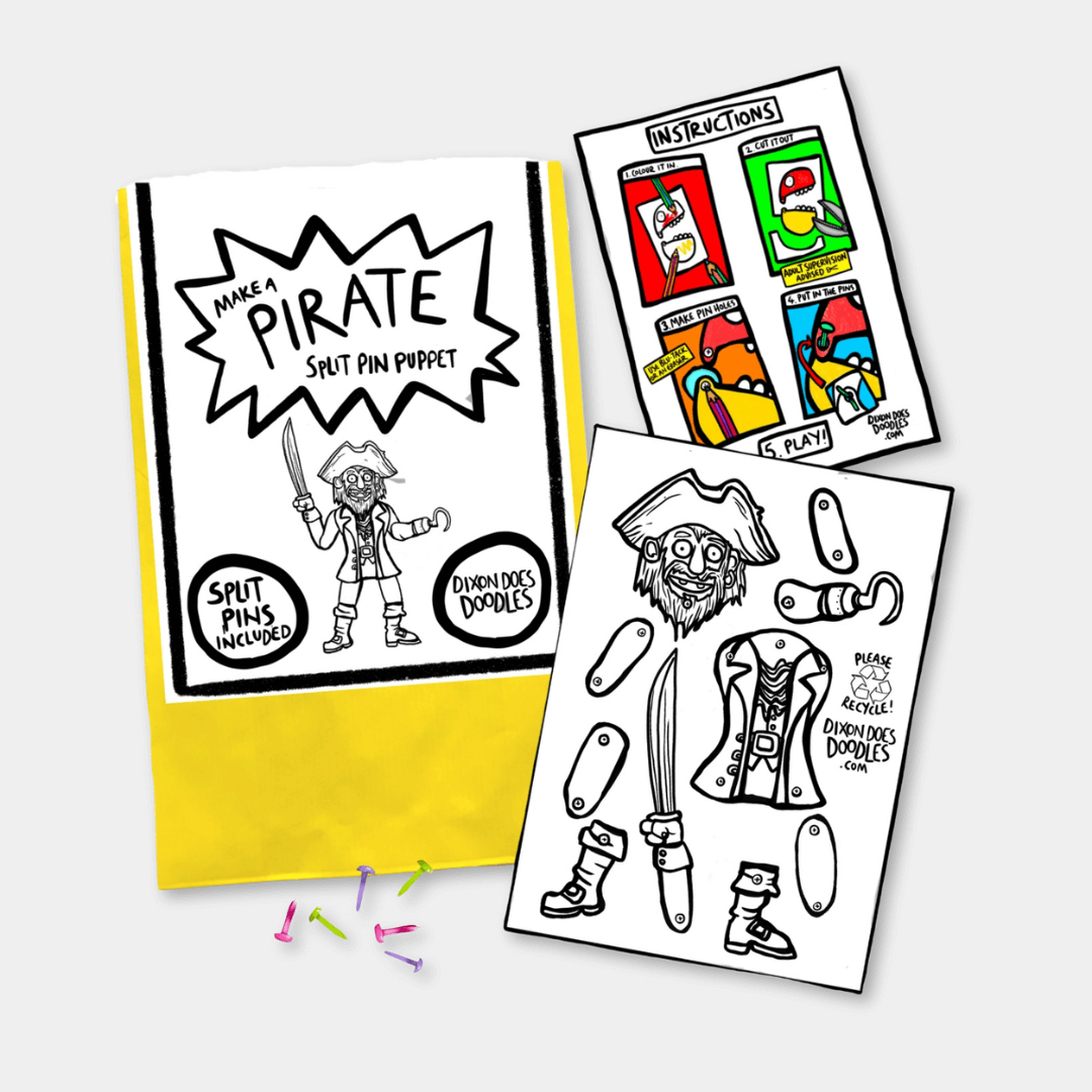 Pirate Pin Puppet Kit