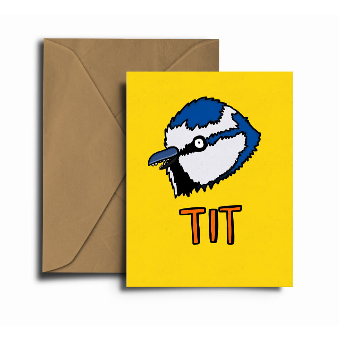 Tit Greetings Card