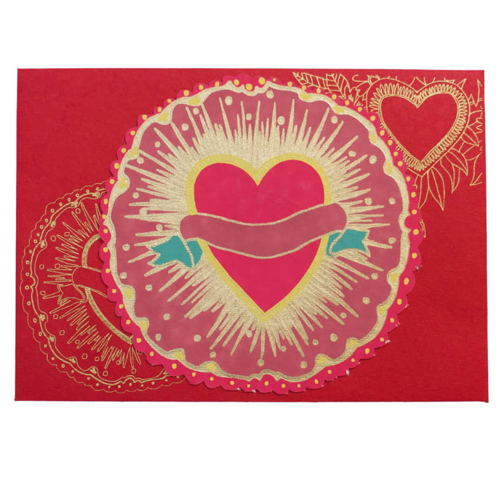 Ribbon Heart Greeting Card