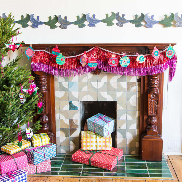 Christmas Bauble Paper Garland