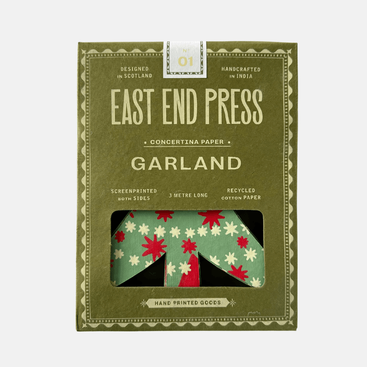 Christmas Trees Concertina Garland