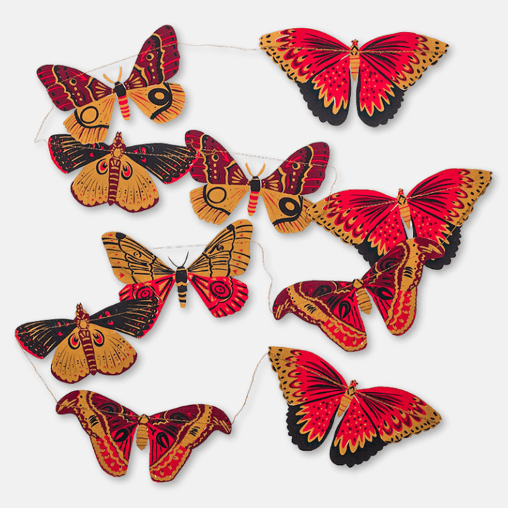 Colourful Butterfly Garland