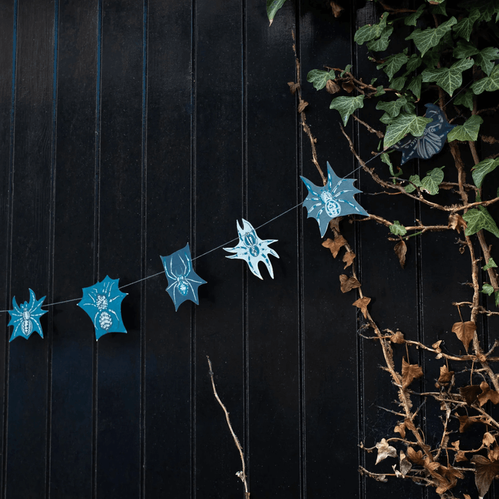 Creeping Spider Paper Garland