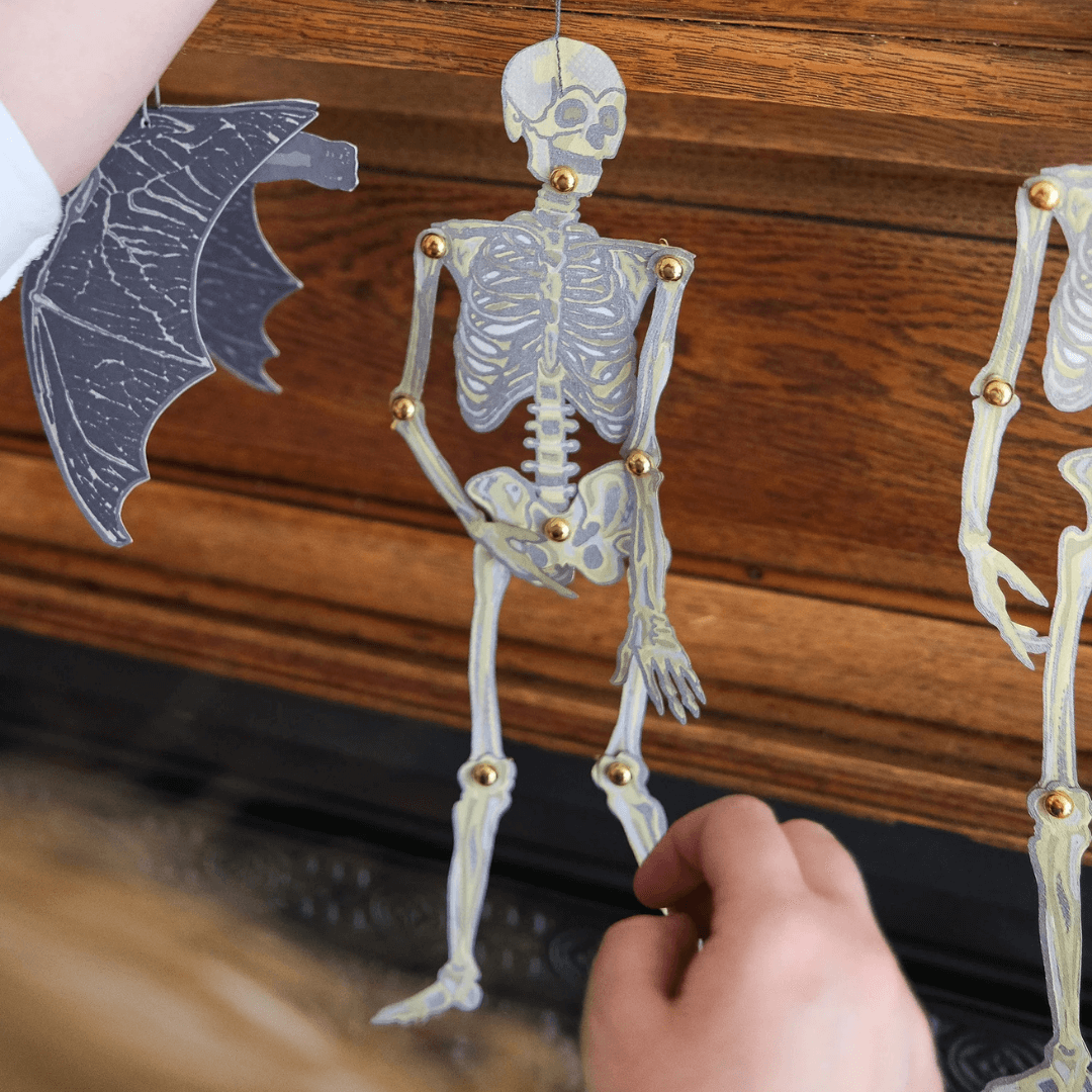 Dancing Skeleton Paper Decorations