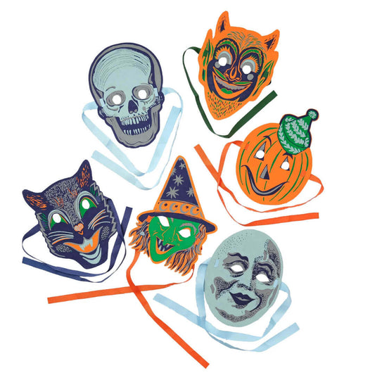 Halloween Paper Mask Set