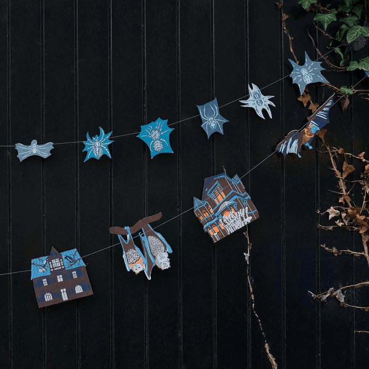 Haunted House Paper Garland