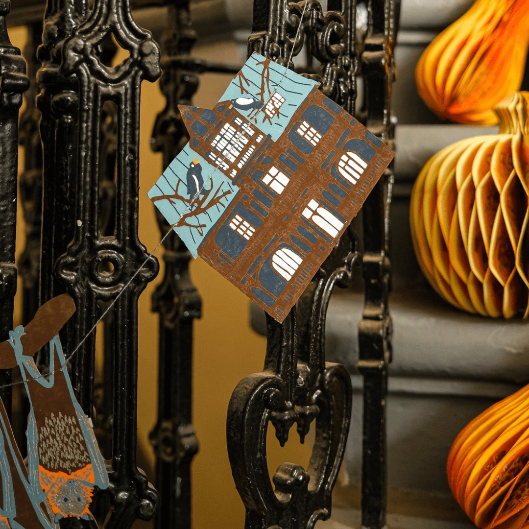 Haunted House Paper Garland