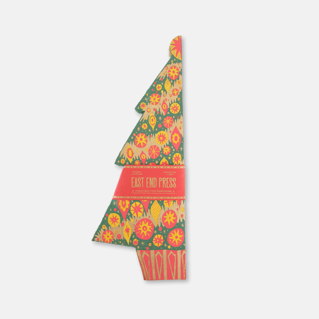 Christmas Tree Honeycomb Decoration