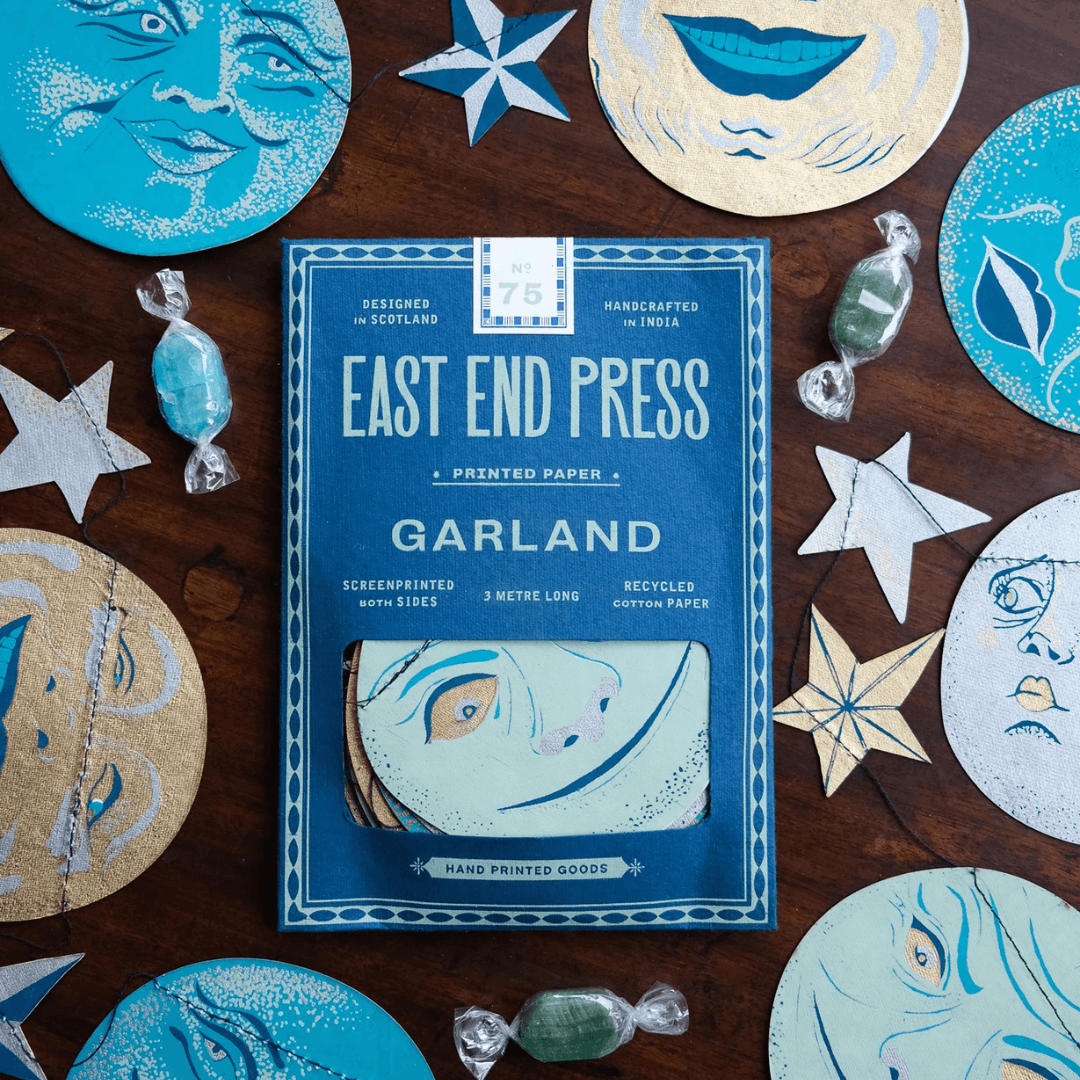 Man On The Moon Paper Garland