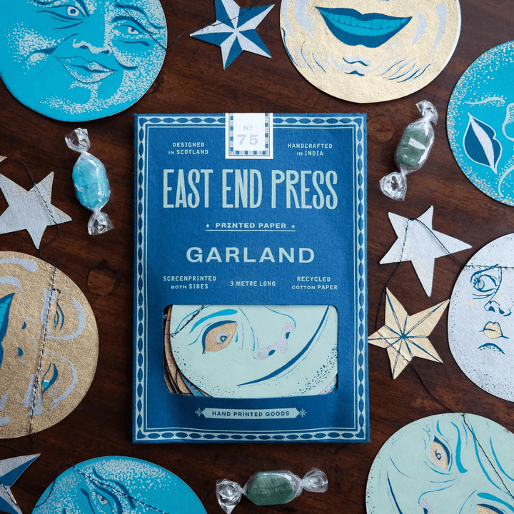 Man On The Moon Paper Garland