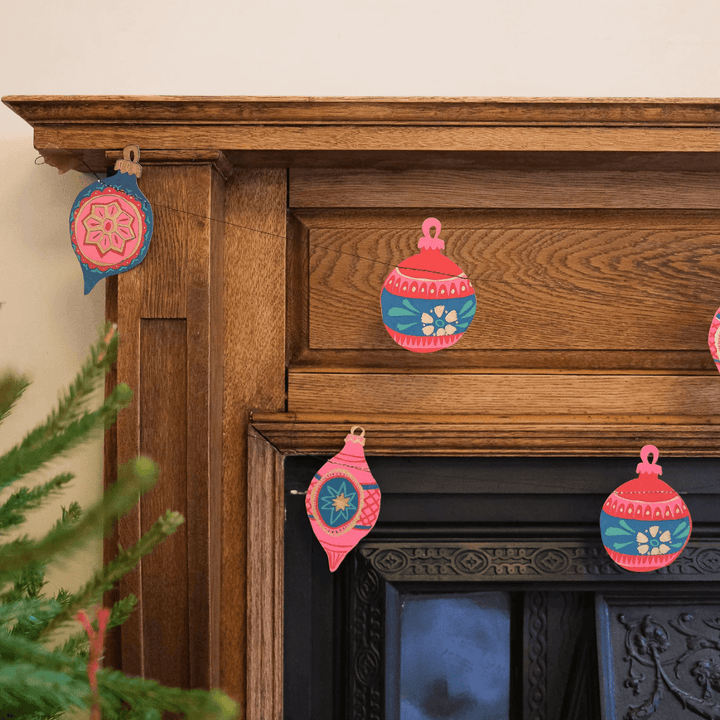 Christmas Bauble Paper Garlands