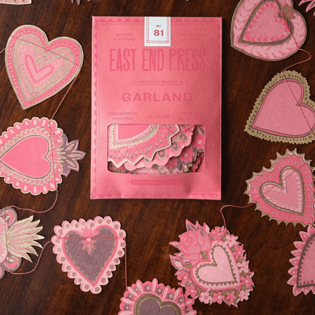 Sweet Hearts Paper Garland