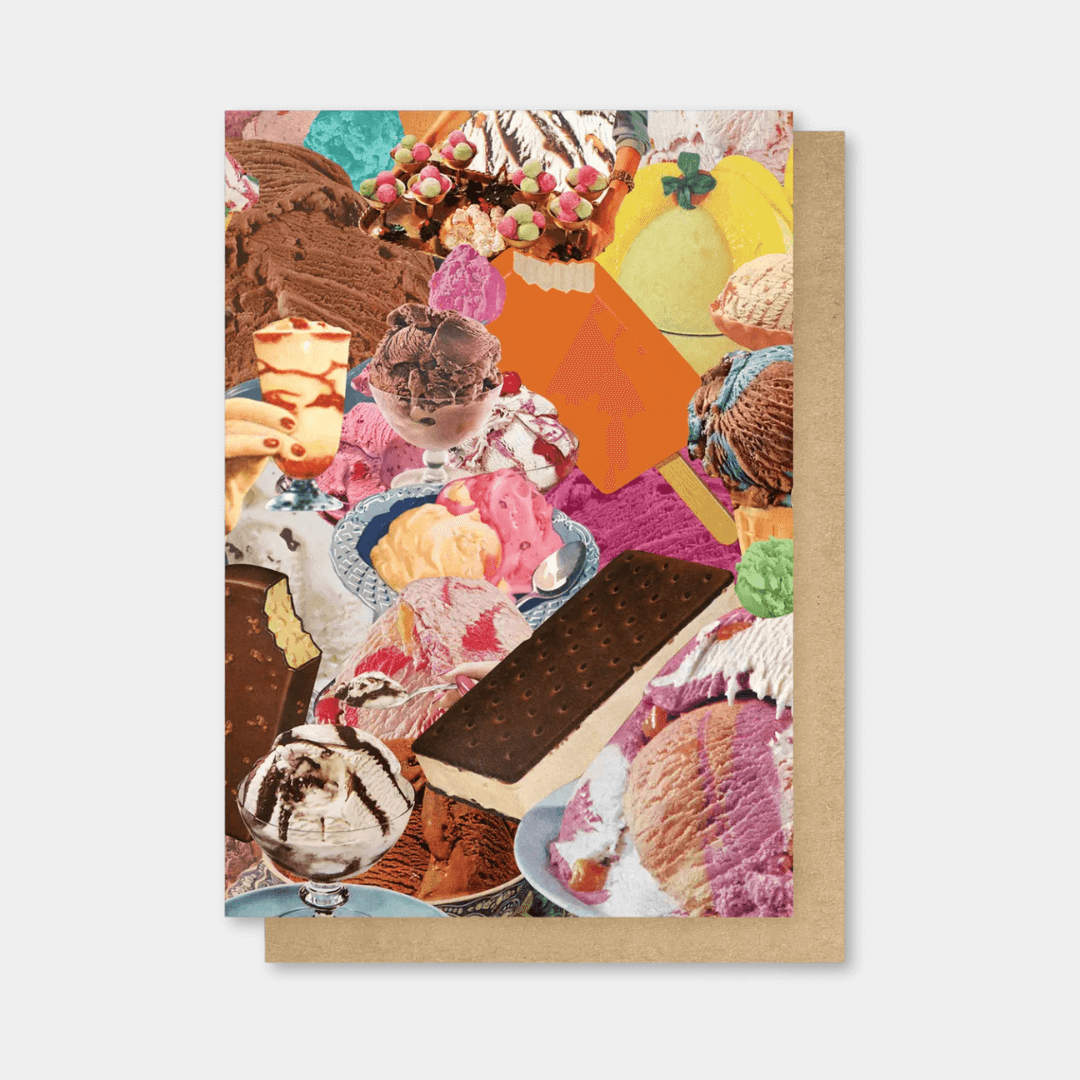 Cool Ice Cream Greetings Card