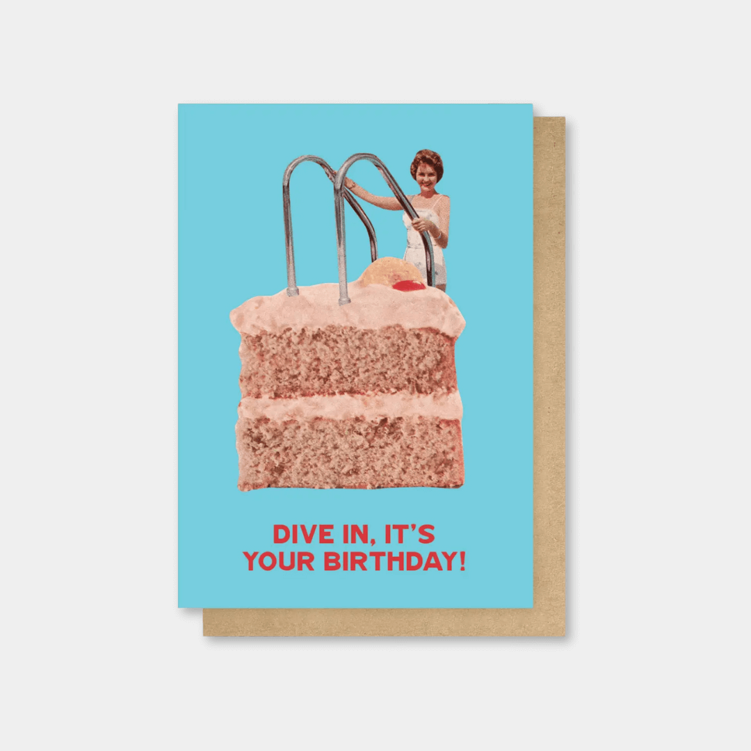 Dive In Birthday Greetings Card