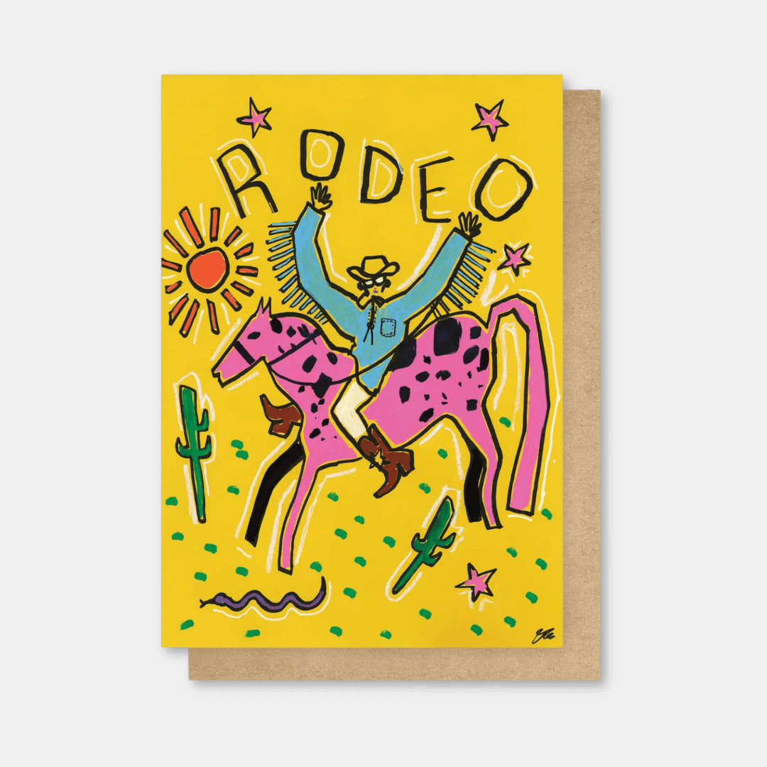 Sunshine Rodeo Greetings Card